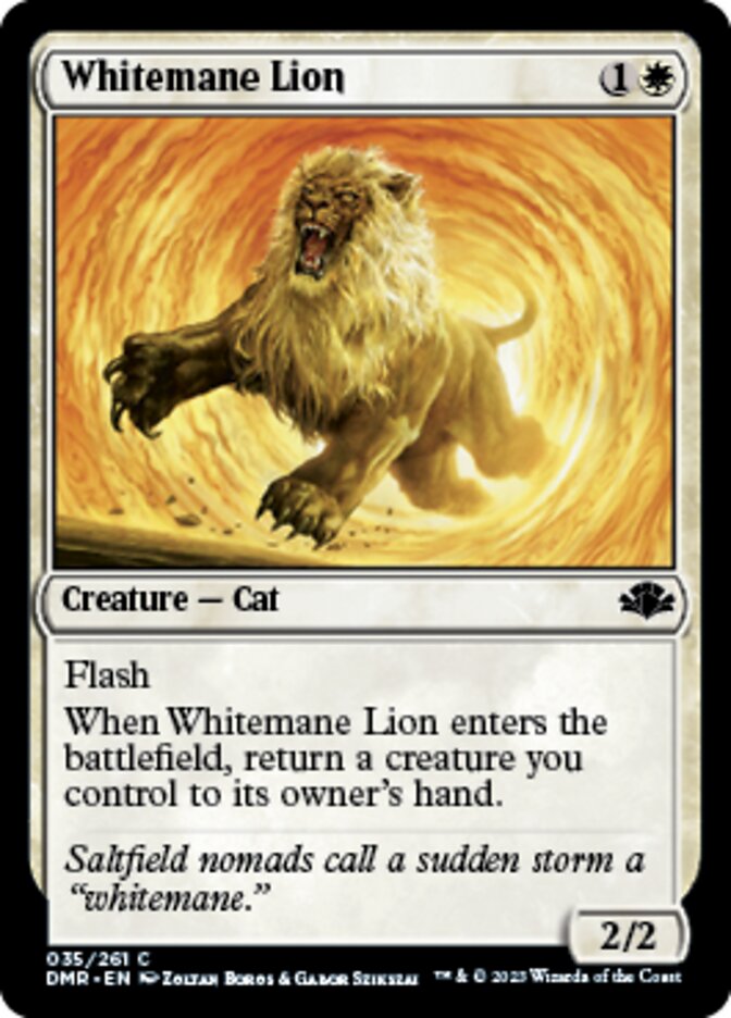 Whitemane Lion [Dominaria Remastered] | Eastridge Sports Cards & Games