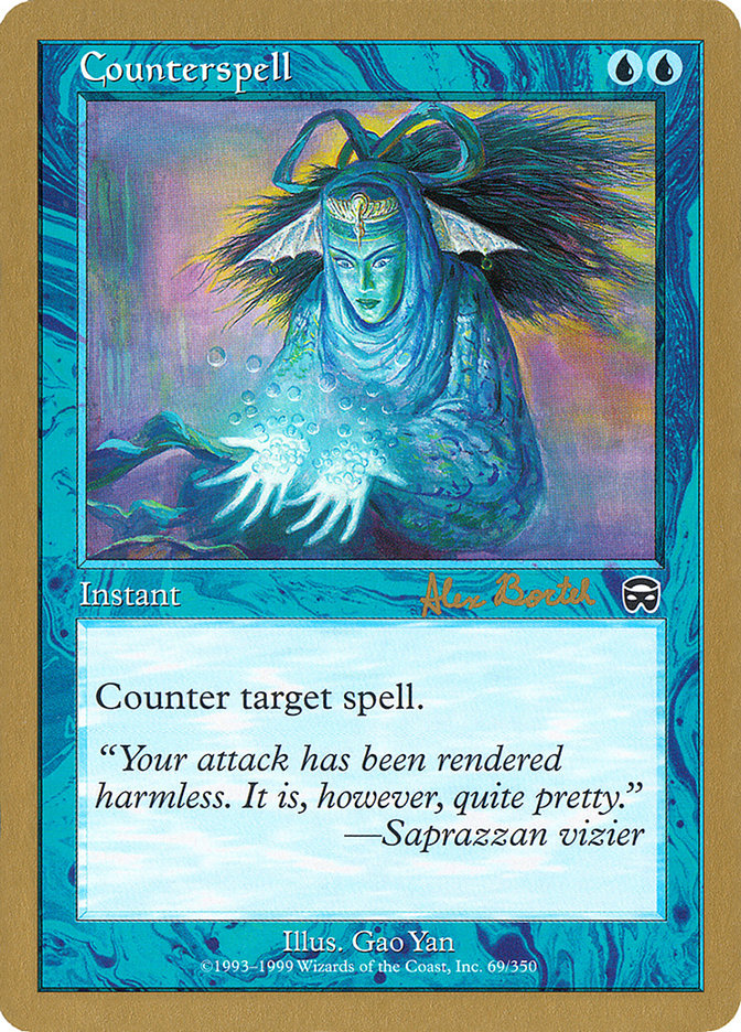 Counterspell (Alex Borteh) (MMQ) [World Championship Decks 2001] | Eastridge Sports Cards & Games