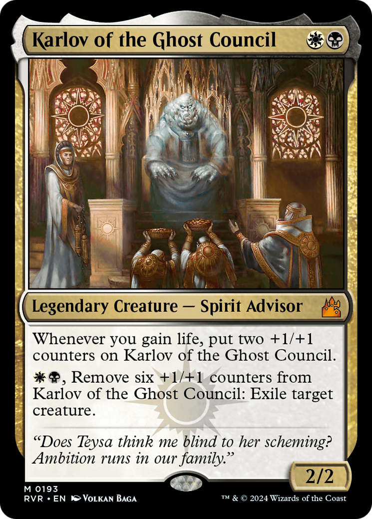 Karlov of the Ghost Council [Ravnica Remastered] | Eastridge Sports Cards & Games