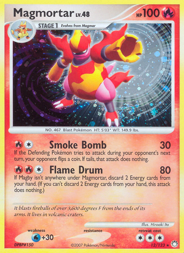 Magmortar (12/123) [Diamond & Pearl: Mysterious Treasures] | Eastridge Sports Cards & Games