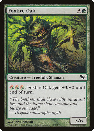 Foxfire Oak [Shadowmoor] | Eastridge Sports Cards & Games