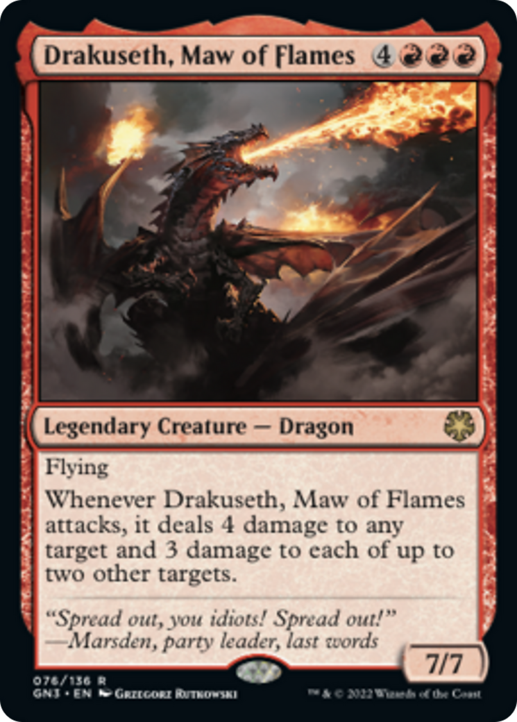 Drakuseth, Maw of Flames [Game Night: Free-for-All] | Eastridge Sports Cards & Games