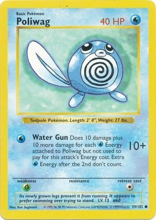 Poliwag (59/102) [Base Set Shadowless Unlimited] | Eastridge Sports Cards & Games