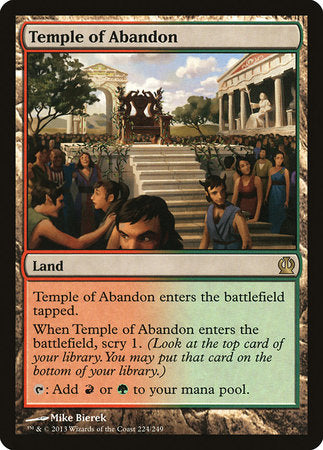 Temple of Abandon [Theros] | Eastridge Sports Cards & Games