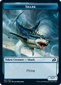 Shark // Human Soldier (005) Double-sided Token [Ikoria: Lair of Behemoths Tokens] | Eastridge Sports Cards & Games