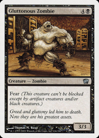 Gluttonous Zombie [Eighth Edition] | Eastridge Sports Cards & Games