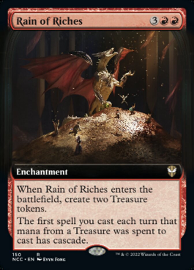 Rain of Riches (Extended Art) [Streets of New Capenna Commander] | Eastridge Sports Cards & Games