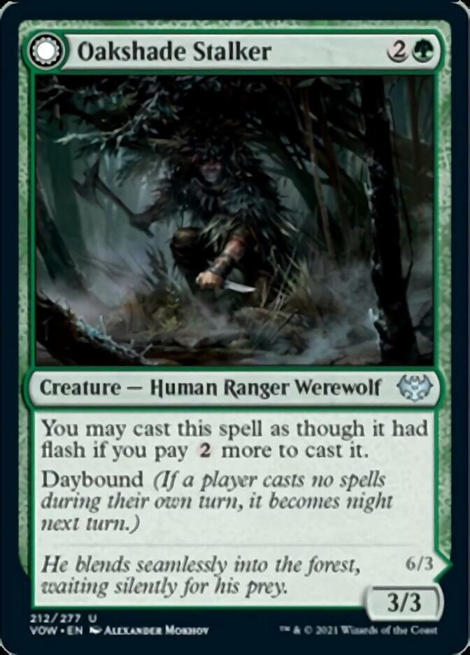 Oakshade Stalker // Moonlit Ambusher [Innistrad: Crimson Vow] | Eastridge Sports Cards & Games