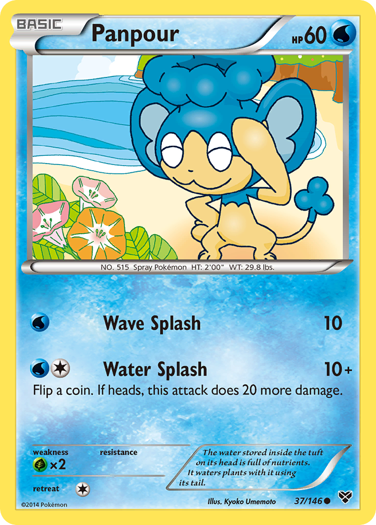 Panpour (37/146) [XY: Base Set] | Eastridge Sports Cards & Games