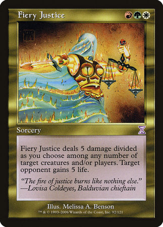Fiery Justice [Time Spiral Timeshifted] | Eastridge Sports Cards & Games