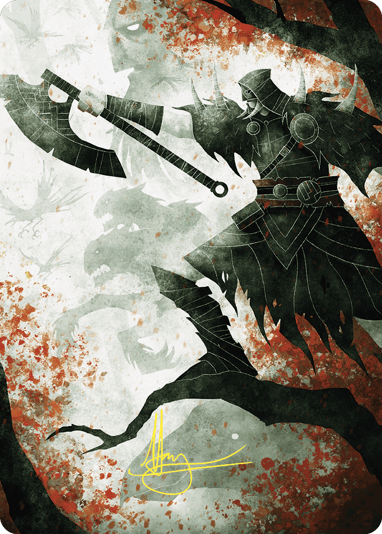 Garruk's Uprising Art Card (Gold-Stamped Signature) [Wilds of Eldraine Art Series] | Eastridge Sports Cards & Games