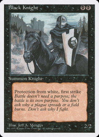 Black Knight [Fourth Edition] | Eastridge Sports Cards & Games