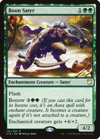 Boon Satyr [Commander 2018] | Eastridge Sports Cards & Games