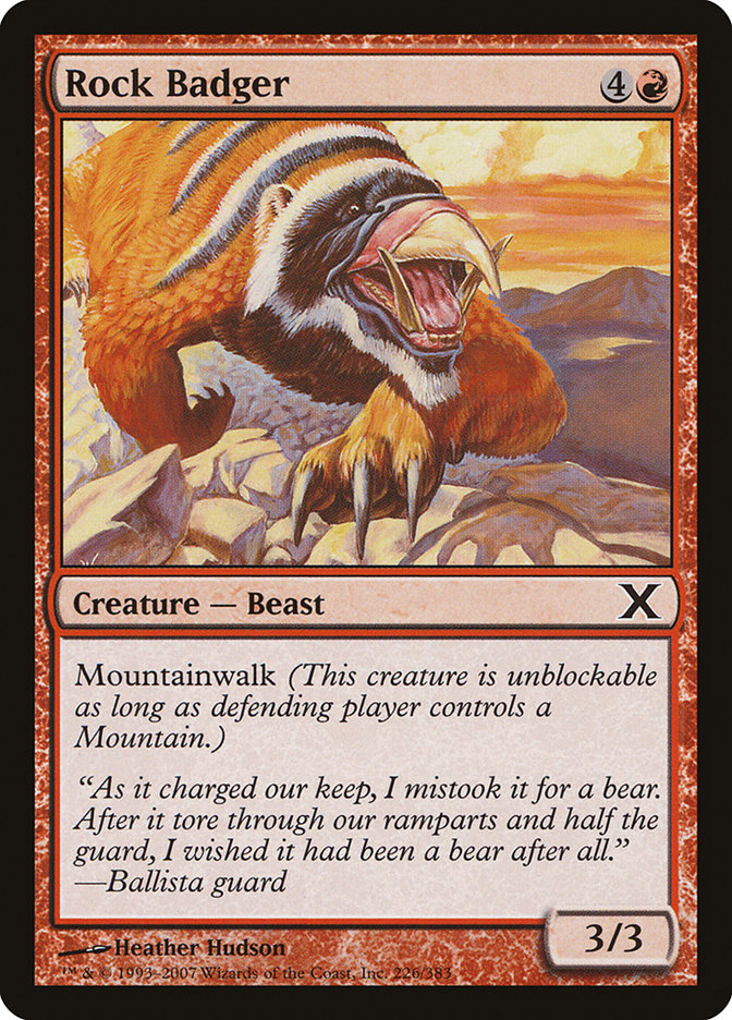 Rock Badger [Tenth Edition] | Eastridge Sports Cards & Games