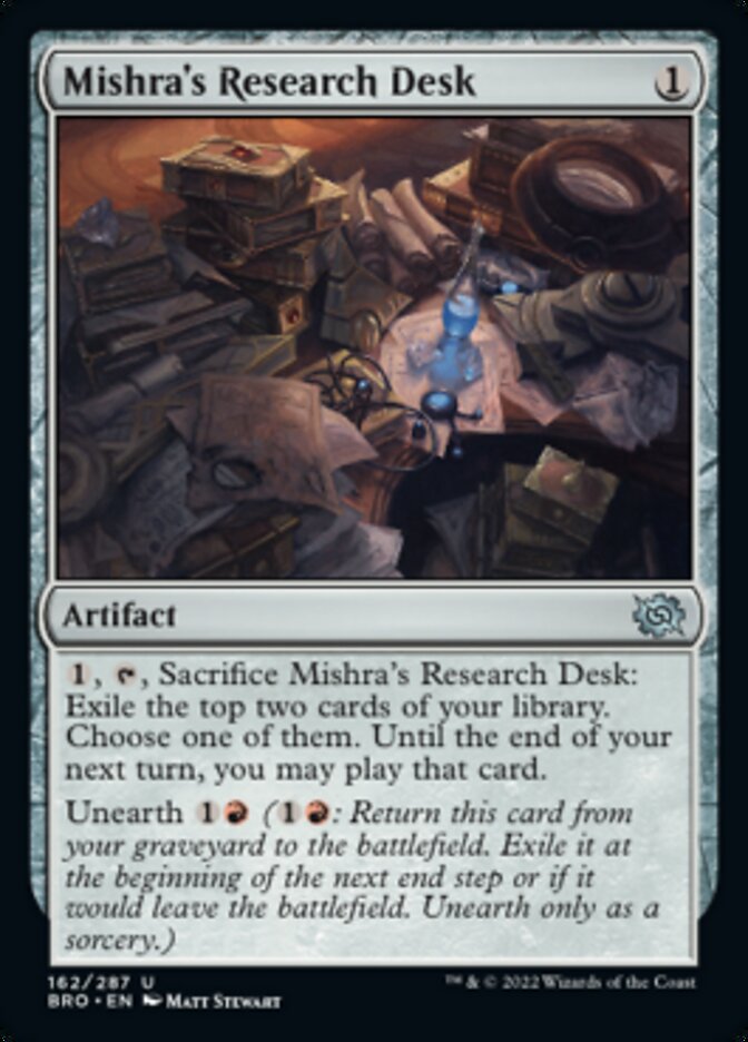 Mishra's Research Desk [The Brothers' War] | Eastridge Sports Cards & Games