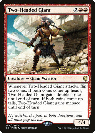 Two-Headed Giant [Dominaria Promos] | Eastridge Sports Cards & Games