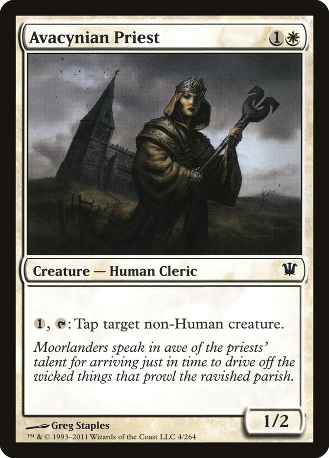 Avacynian Priest [Innistrad] | Eastridge Sports Cards & Games
