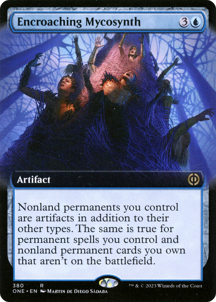 Encroaching Mycosynth (Extended Art) [Phyrexia: All Will Be One] | Eastridge Sports Cards & Games