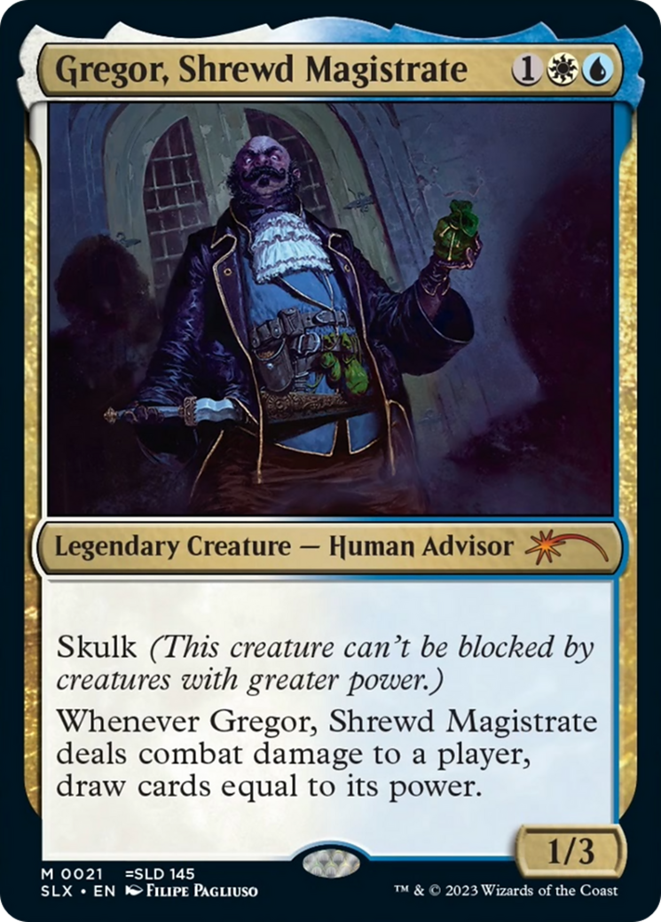 Gregor, Shrewd Magistrate [Secret Lair: Universes Within] | Eastridge Sports Cards & Games