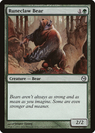 Runeclaw Bear [Duels of the Planeswalkers] | Eastridge Sports Cards & Games