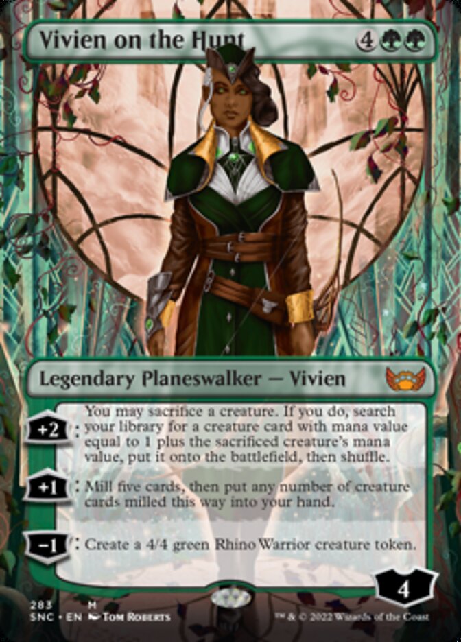 Vivien on the Hunt (Borderless) [Streets of New Capenna] | Eastridge Sports Cards & Games