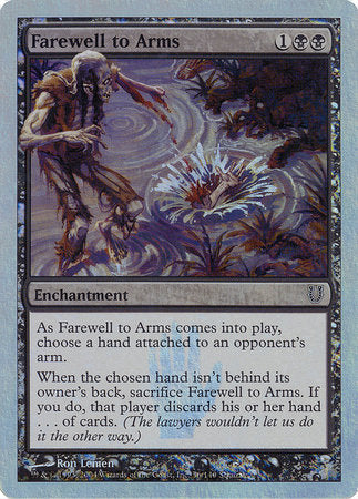 Farewell to Arms (Alternate Foil) [Unhinged] | Eastridge Sports Cards & Games