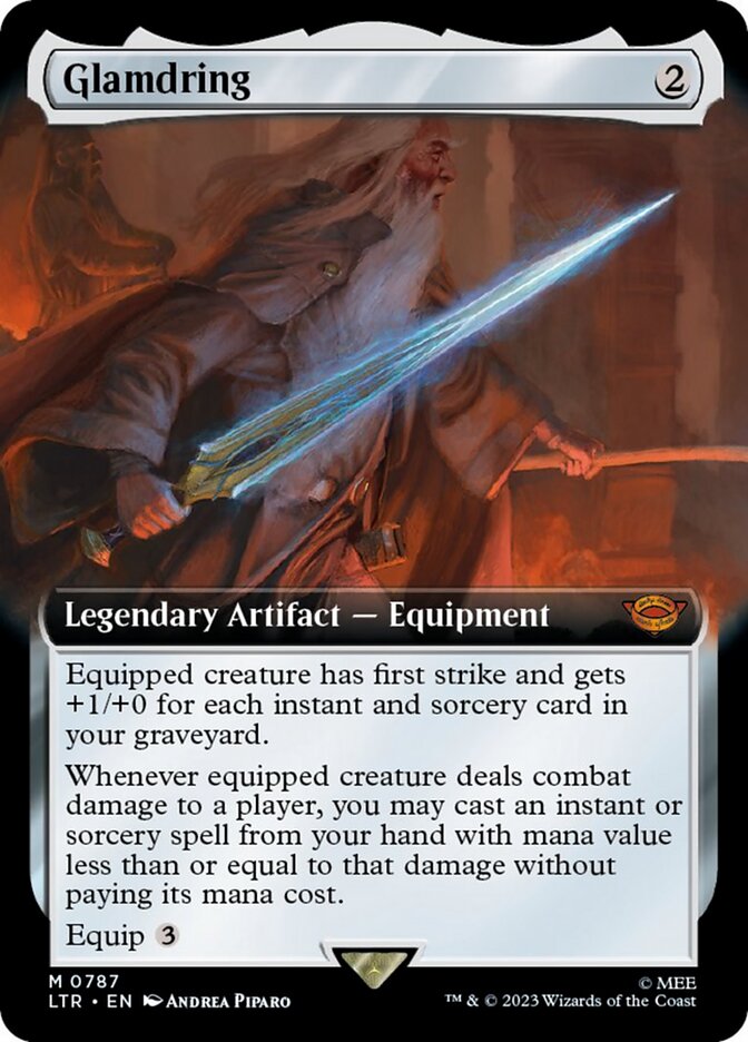 Glamdring (Extended Art) (Surge Foil) [The Lord of the Rings: Tales of Middle-Earth] | Eastridge Sports Cards & Games