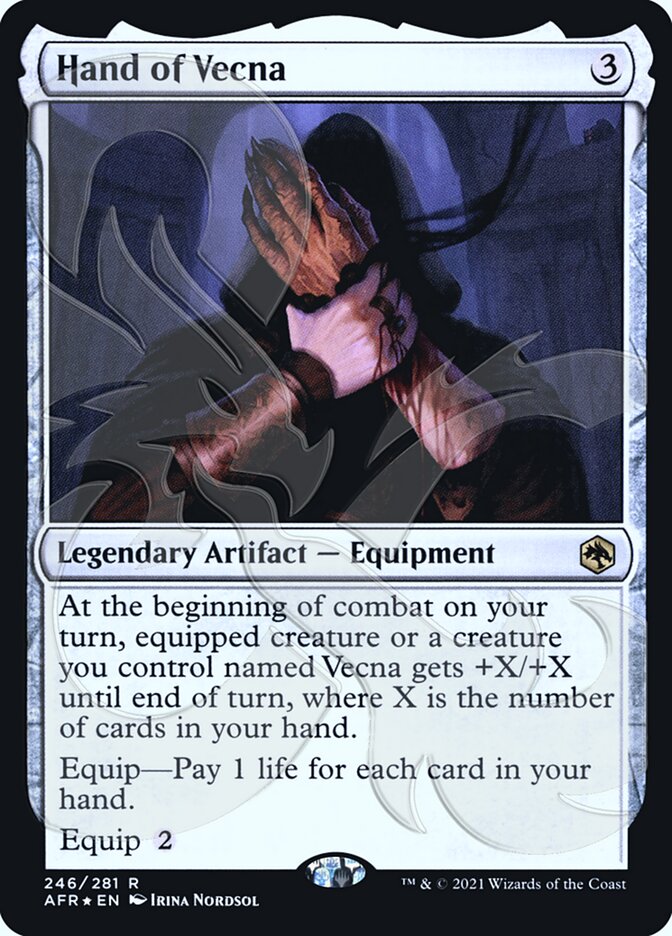 Hand of Vecna (Ampersand Promo) [Dungeons & Dragons: Adventures in the Forgotten Realms Promos] | Eastridge Sports Cards & Games