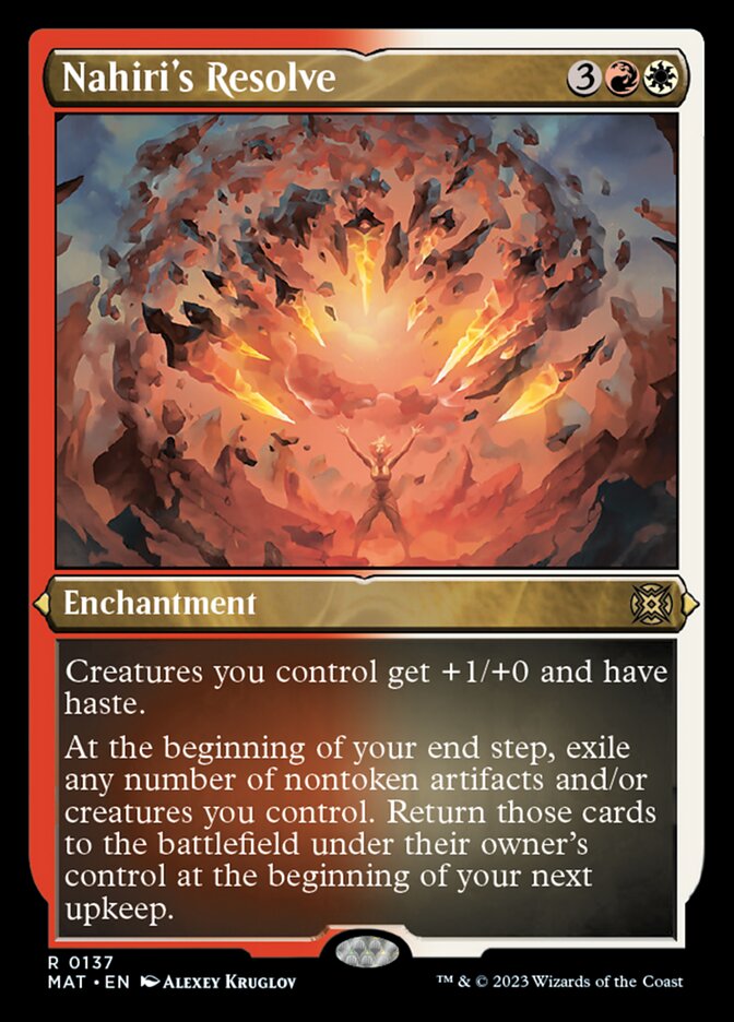 Nahiri's Resolve (Foil Etched) [March of the Machine: The Aftermath] | Eastridge Sports Cards & Games