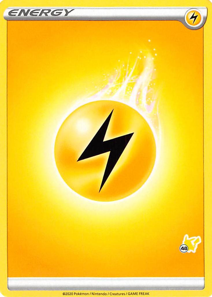 Lightning Energy (Pikachu Stamp #48) [Battle Academy 2022] | Eastridge Sports Cards & Games