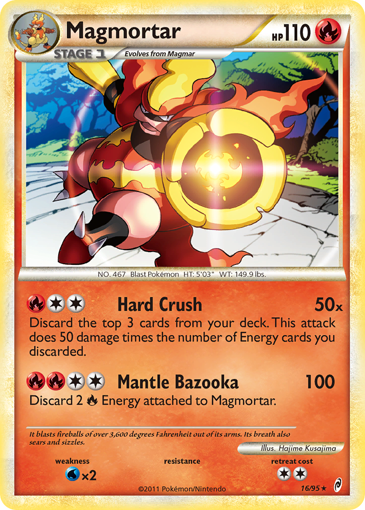 Magmortar (16/95) [HeartGold & SoulSilver: Call of Legends] | Eastridge Sports Cards & Games