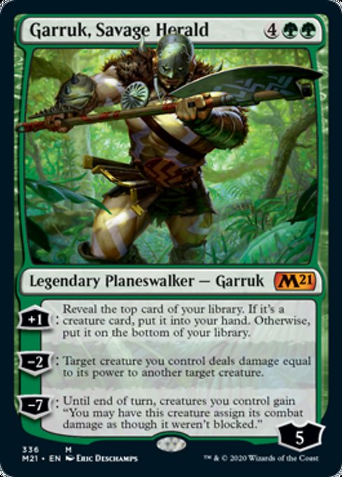 Garruk, Savage Herald [Core Set 2021] | Eastridge Sports Cards & Games