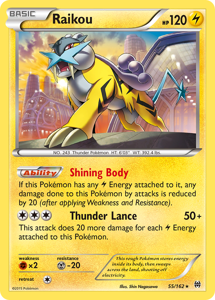 Raikou (55/162) [XY: BREAKthrough] | Eastridge Sports Cards & Games