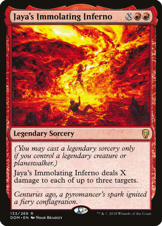 Jaya's Immolating Inferno [Dominaria] | Eastridge Sports Cards & Games