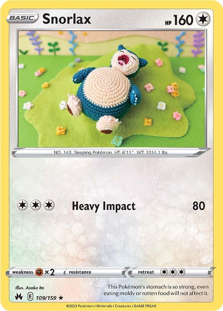 Snorlax (109/159) [Sword & Shield: Crown Zenith] | Eastridge Sports Cards & Games