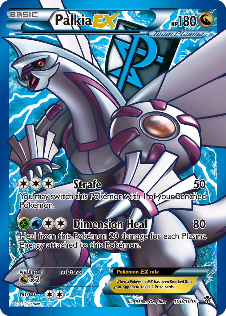 Palkia EX (100/101) [Black & White: Plasma Blast] | Eastridge Sports Cards & Games