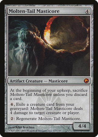 Molten-Tail Masticore [Scars of Mirrodin] | Eastridge Sports Cards & Games