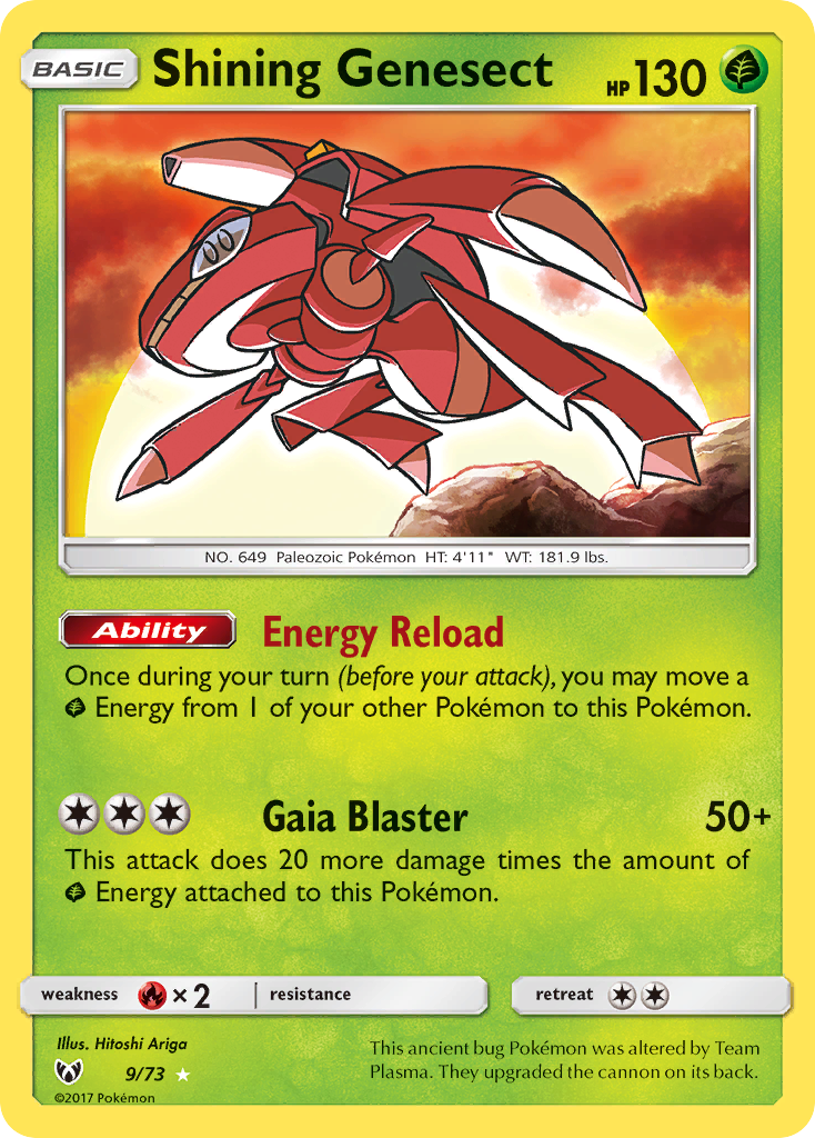 Shining Genesect (9/73) [Sun & Moon: Shining Legends] | Eastridge Sports Cards & Games