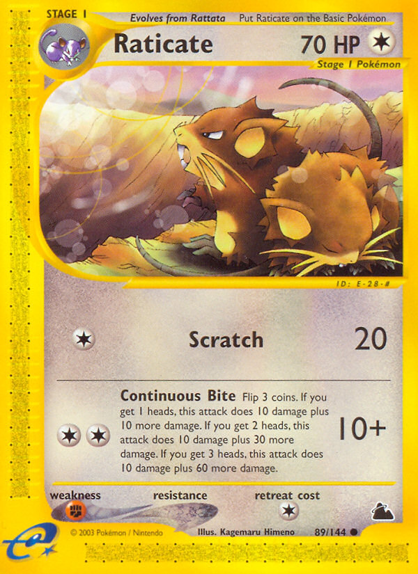 Raticate (89/144) [Skyridge] | Eastridge Sports Cards & Games