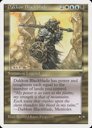 Dakkon Blackblade [Chronicles] | Eastridge Sports Cards & Games