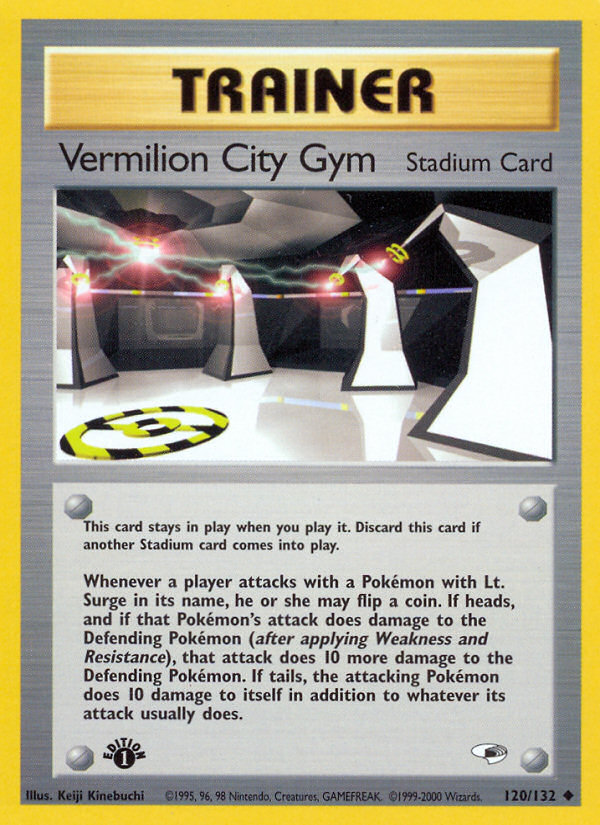 Vermilion City Gym (120/132) [Gym Heroes 1st Edition] | Eastridge Sports Cards & Games