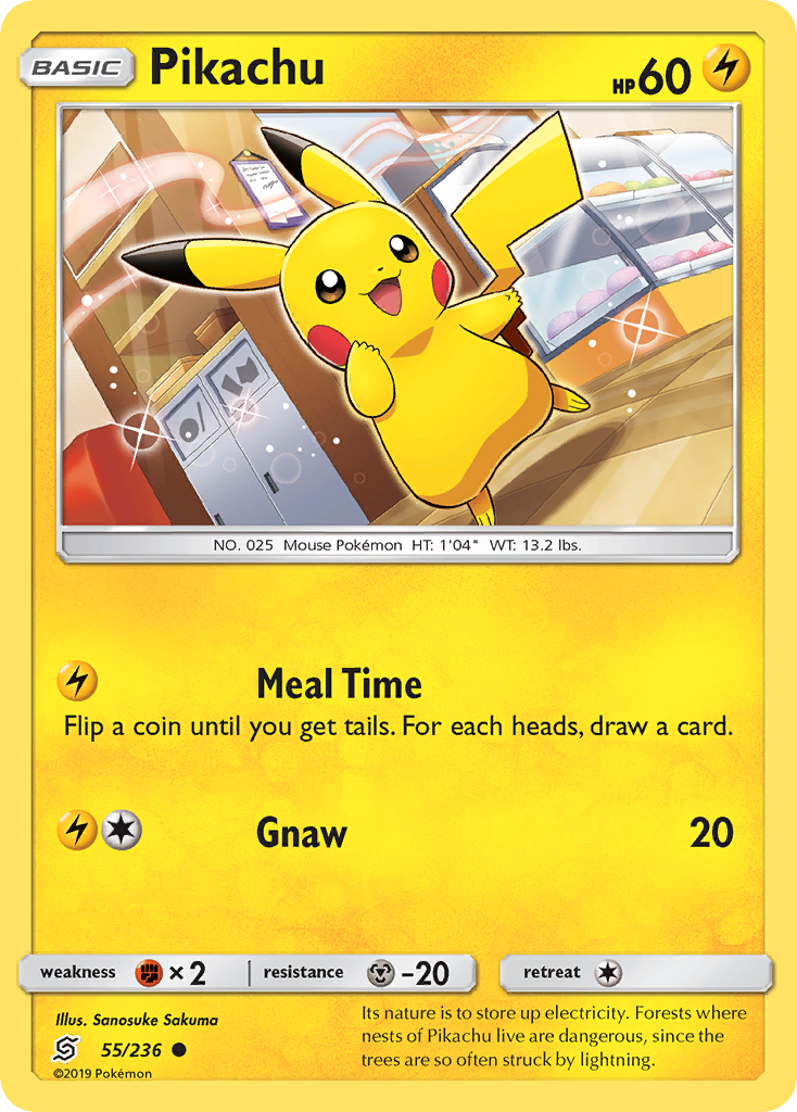 Pikachu (55/236) [Sun & Moon: Unified Minds] | Eastridge Sports Cards & Games
