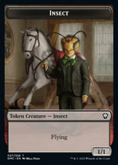 Phyrexian // Insect Double-sided Token [Dominaria United Tokens] | Eastridge Sports Cards & Games