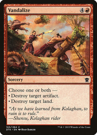 Vandalize [Dragons of Tarkir] | Eastridge Sports Cards & Games