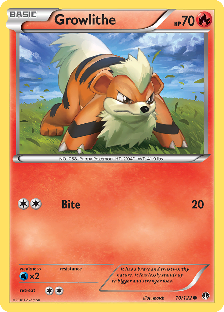 Growlithe (10/122) [XY: BREAKpoint] | Eastridge Sports Cards & Games