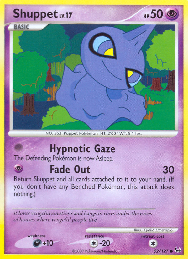 Shuppet (92/127) [Platinum: Base Set] | Eastridge Sports Cards & Games