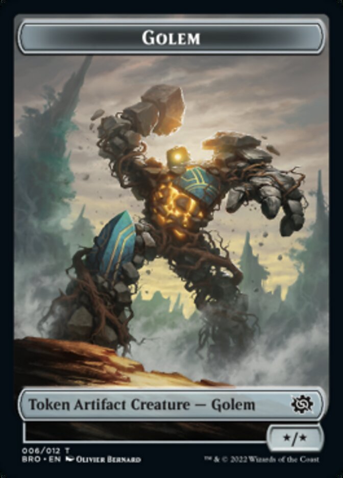 Golem Token [The Brothers' War Tokens] | Eastridge Sports Cards & Games