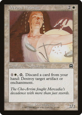 Devout Witness [Mercadian Masques] | Eastridge Sports Cards & Games