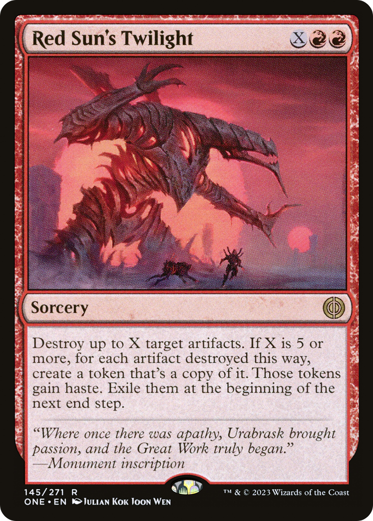 Red Sun's Twilight [Phyrexia: All Will Be One] | Eastridge Sports Cards & Games