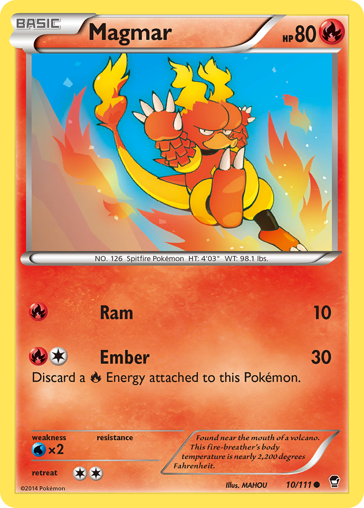 Magmar (10/111) [XY: Furious Fists] | Eastridge Sports Cards & Games
